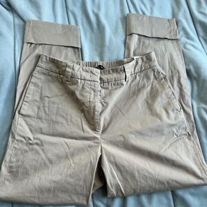 Peserico Made In Italy Beige Cotton Tailored Trousers size 44